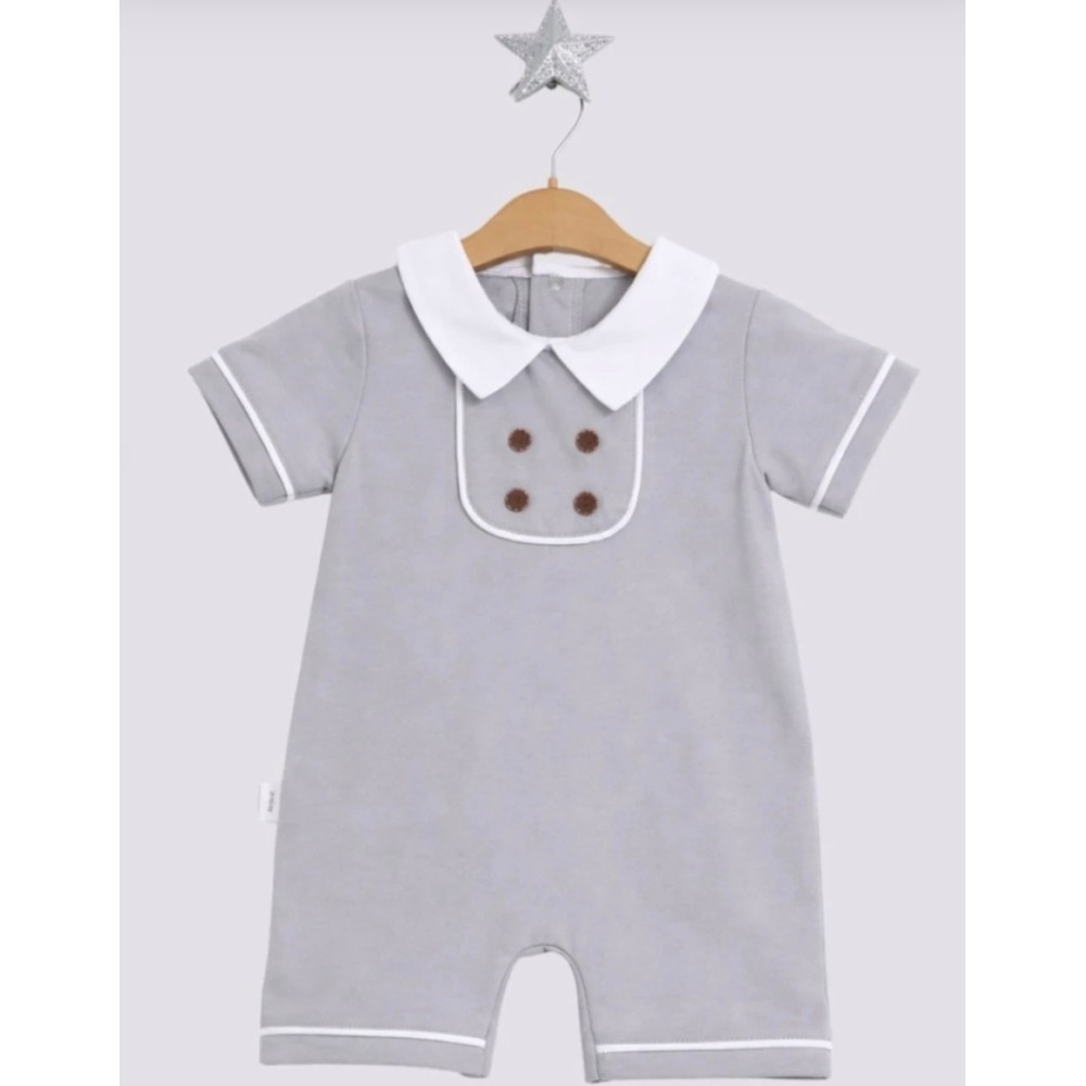 Βρεφικό Φορμάκι Για Αγόρι 0-12 Μηνών Γκρι