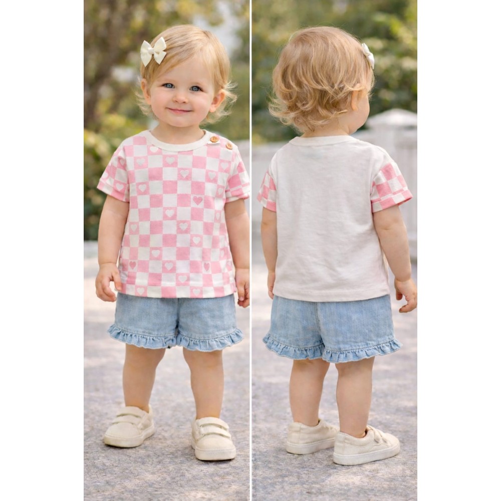 Βρεφική Μπλούζα Για Κορίτσι 6-24 Μηνών Ροζ