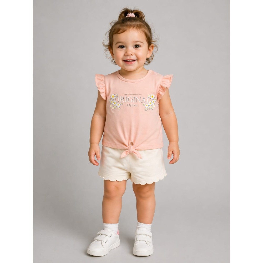 Βρεφική Μπλούζα Για Κορίτσι 6-24 Μηνών Σομόν