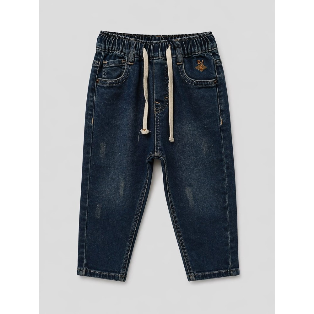 Παιδικό Παντελόνι Τζιν Για Αγόρι 6-10 Χρονών Μπλε