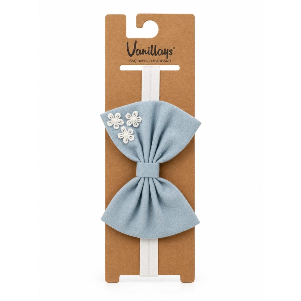 Βρεφική Κορδέλα σε Γαλάζιο Χρώμα