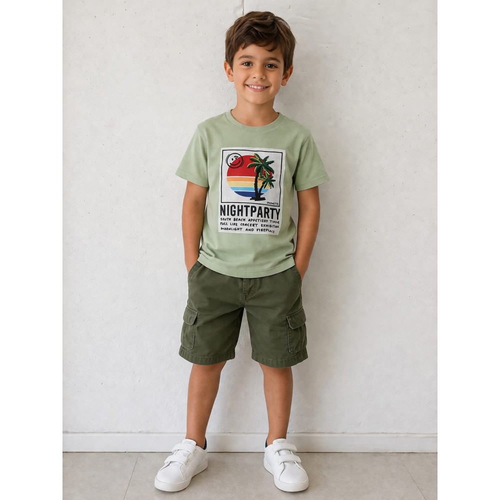 Παιδική Μπλούζα Για Αγόρι 2-6 Χρονών Πράσινο