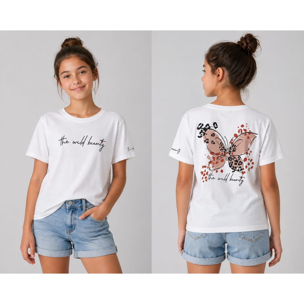 Παιδική Μπλούζα Για Κορίτσι 13-16 Χρονών Λευκό