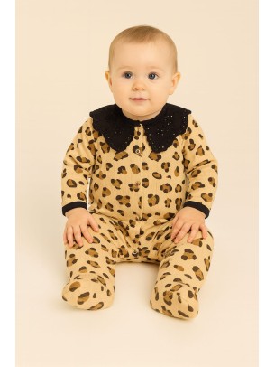 Βρεφικο Φορμακι Για  Κοριτσι Μπεζ Καφε 3-12 Μηνων