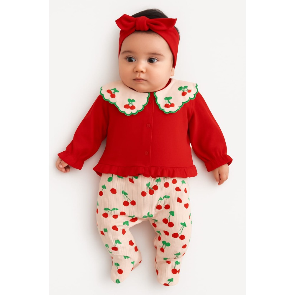 Βρεφικο Φορμακι Για  Κοριτσι Κοκκινο 0-9 Μηνων