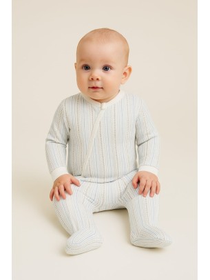 Βρεφικο Φορμακι Για Αγορι Λευκο - Μπλε 4-6 Μηνων