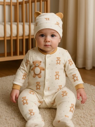 Βρεφικο Φορμακι Για Αγορι Λευκο 0-9 Μηνων