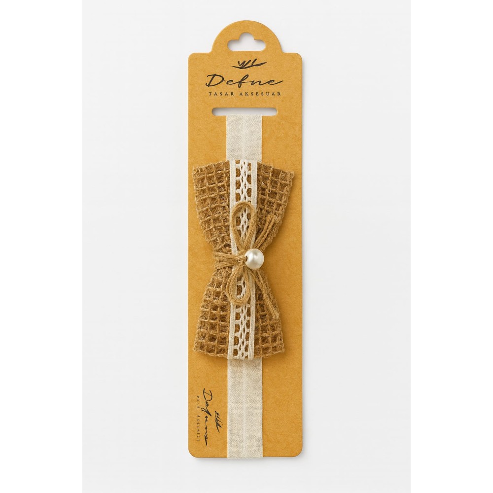 Βρεφικη Κορδελα σε Καφε Χρωμα 