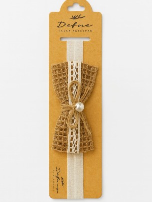 Βρεφικη Κορδελα σε Καφε Χρωμα 