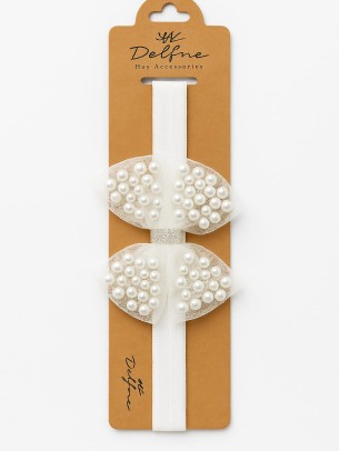 Βρεφικη Κορδελα σε Λευκο Χρωμα 