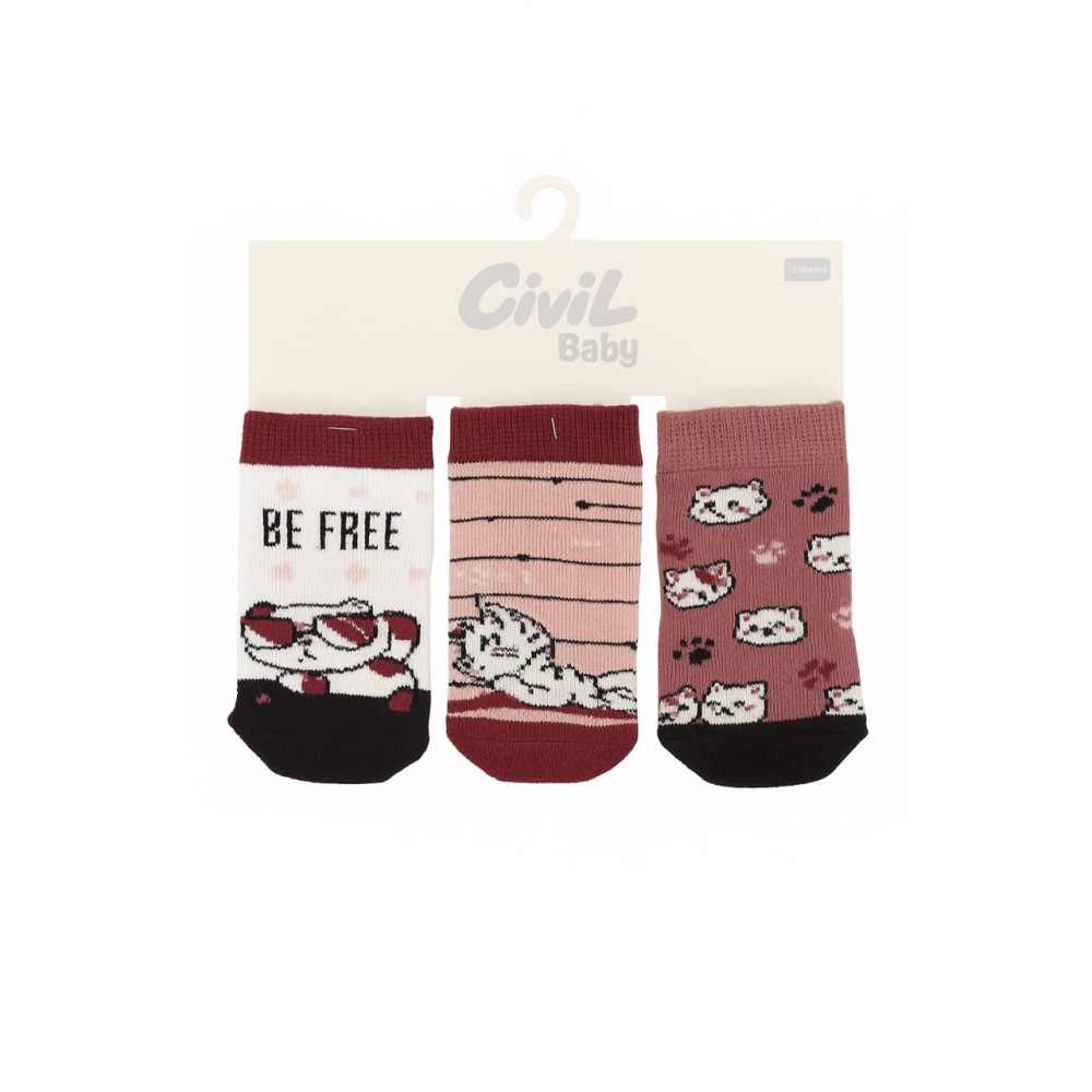 Βρεφικες Καλτσες 3 Τμχ 12 Μηνων 