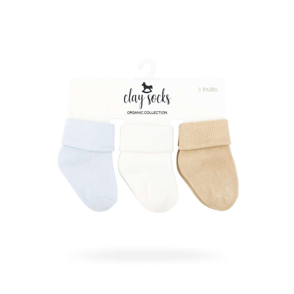 Βρεφικες  Σετ Καλτσες 3 Τμχ 0-6 Μηνων Λευκο 