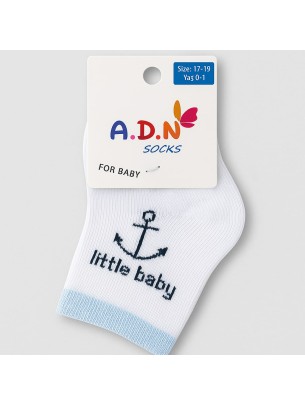 Βρεφικη Καλτσα 0-1 Χρονων  Λευκο
