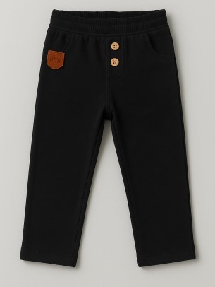 Βρεφικο Παντελονι Φορμας Για Αγορι 6-24 Μηνων Μαυρο