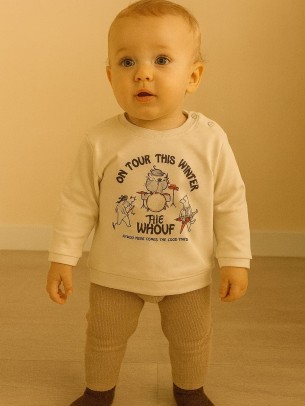 Βρεφικό Φούτερ για Αγόρι 6-24 Μηνών Γκρί