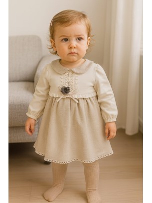 Βρεφικό Φόρεμα 6-24 Μηνών Λευκό