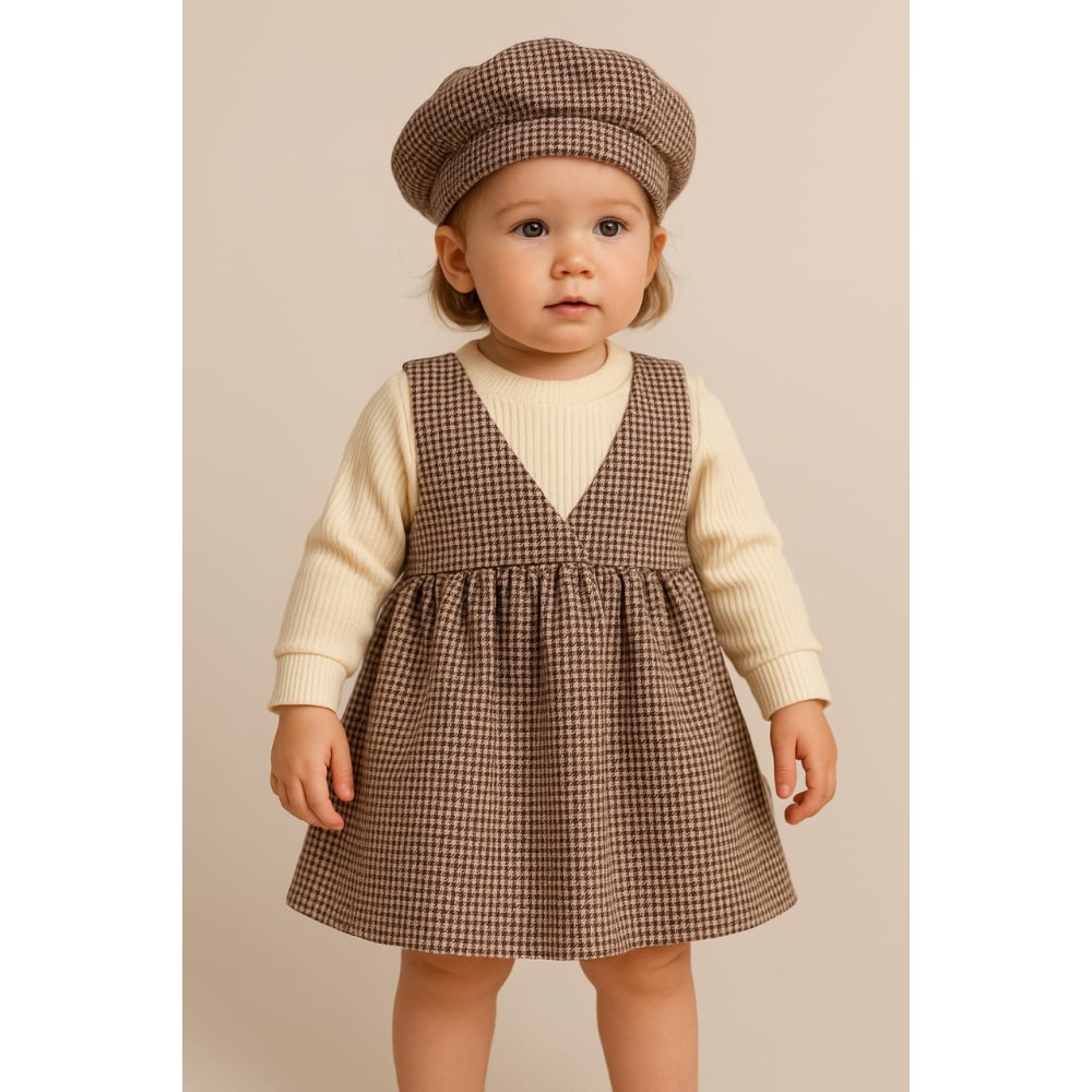 Βρεφικό Φόρεμα 6-24 Μηνών Ρόζ