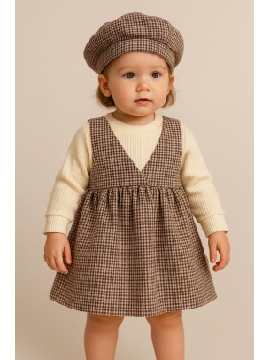 Βρεφικό Φόρεμα 6-24 Μηνών Ρόζ