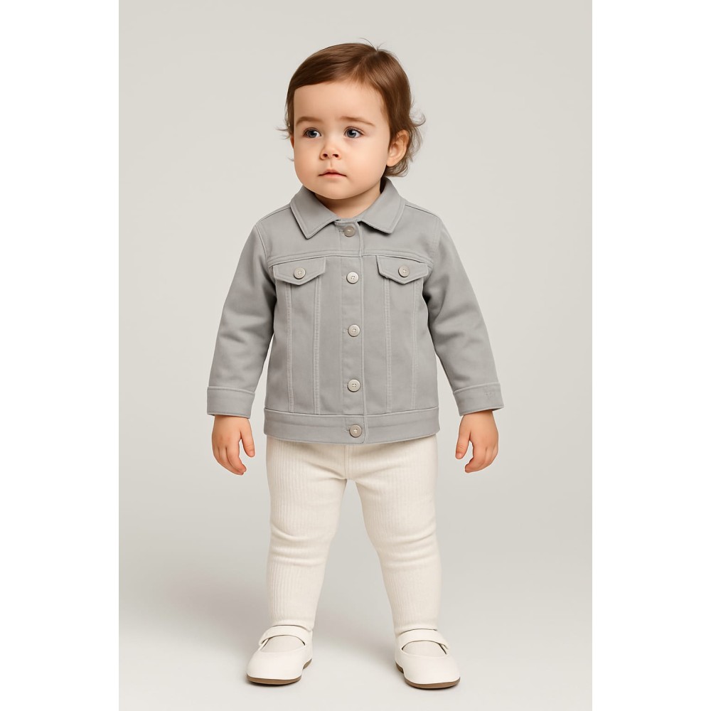 Βρεφική Ζακέτα για Αγόρι 6-24 Μηνών Γκρί