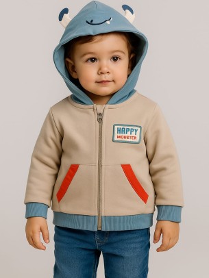 Βρεφική Ζακέτα 12-36 Μηνών Ανοιχτό Γκρί