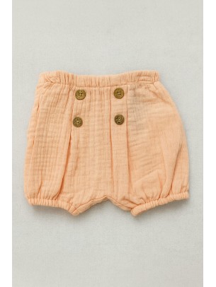 Βρεφικό Σόρτς για Κορίτσι 6-24 Μηνών Σομόν