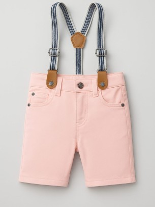 Βρεφικό Σόρτς για Κορίτσι 6-18 Μηνών Σομόν