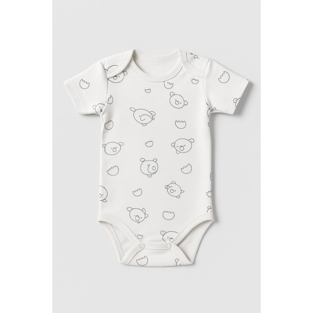 Βρεφικό Κορμάκι Για  Αγόρι  12-36 Μηνών Εκρού