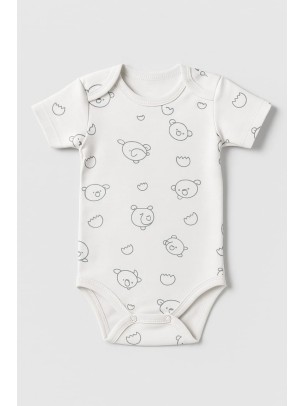 Βρεφικό Κορμάκι Για  Αγόρι  12-36 Μηνών Εκρού