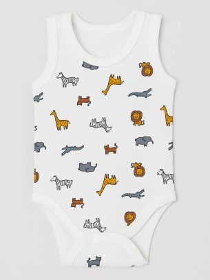 Βρεφικό Κορμάκι Για  Αγόρι  12-36 Μηνών Λευκό