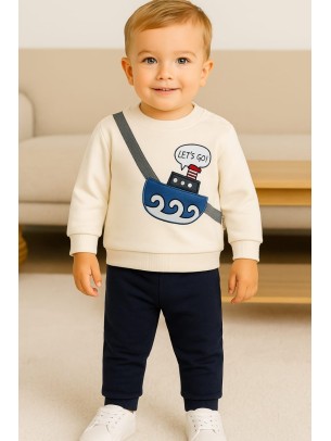 Βρεφικό Σετ Για Αγόρι 6-24 Μηνών Λευκό