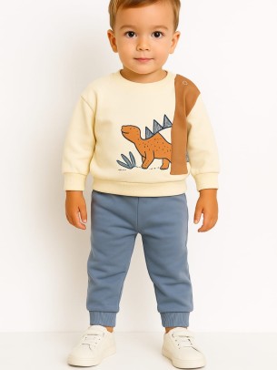 Βρεφικό Σετ Για Αγόρι 6-24 Μηνών Εκρού