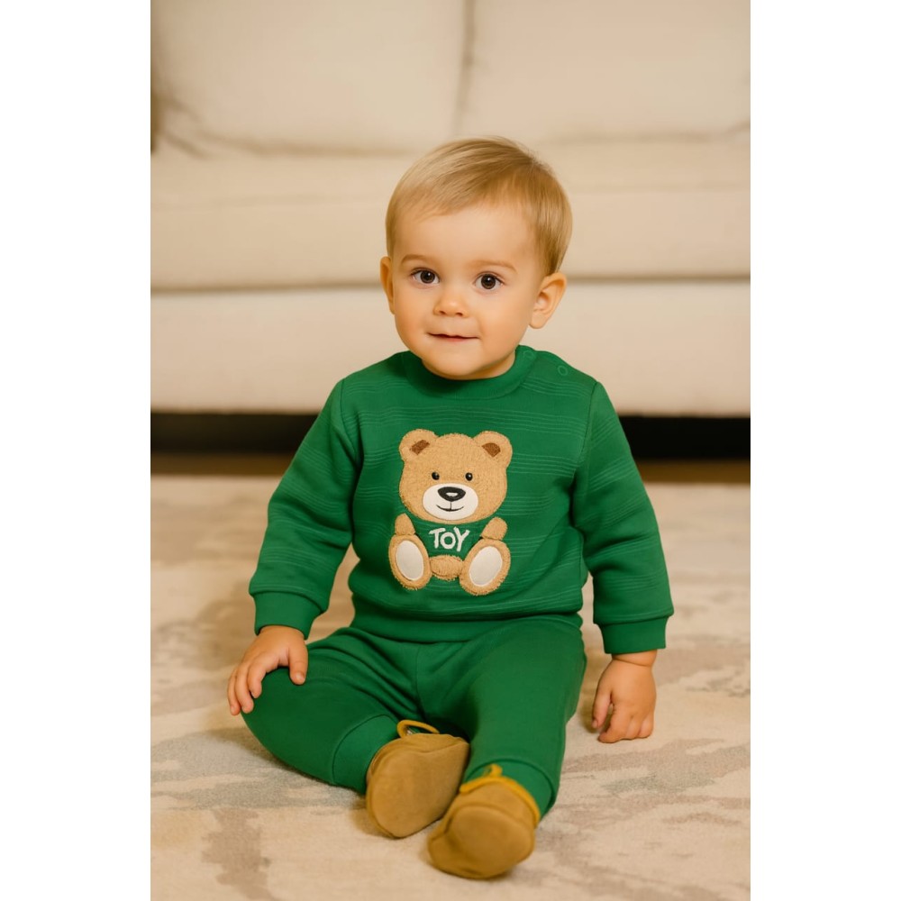 Βρεφικό Σετ Φόρμα Για Αγόρι 6-18 Μηνών Πράσινο