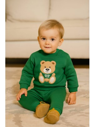 Βρεφικό Σετ Φόρμα Για Αγόρι 6-18 Μηνών Πράσινο