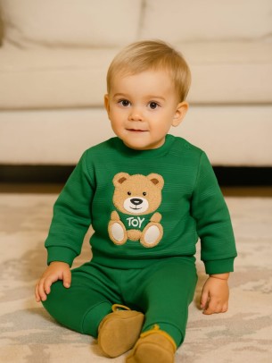 Βρεφικό Σετ Φόρμα Για Αγόρι 6-18 Μηνών Πράσινο