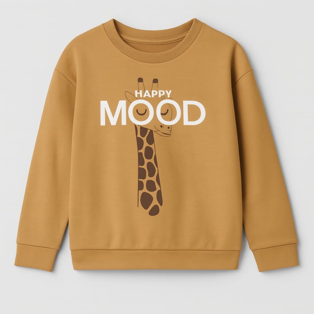 Παιδικό Φούτερ με Για Κορίτσι 6-10 Χρονών Καφέ