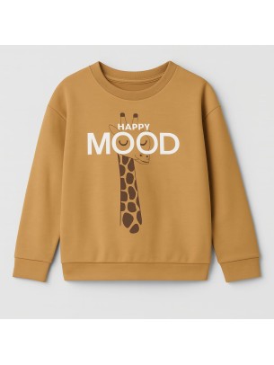 Παιδικό Φούτερ με Για Κορίτσι 6-10 Χρονών Καφέ