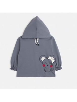 Παιδική Μπλούζα Για Κορίτσι 6-9 Χρονών Ανθρακί