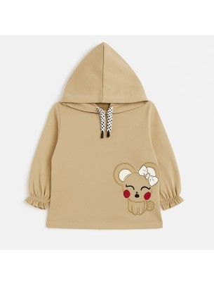 Παιδική Μπλούζα Για Κορίτσι 2-5 Χρονών Μπεζ 