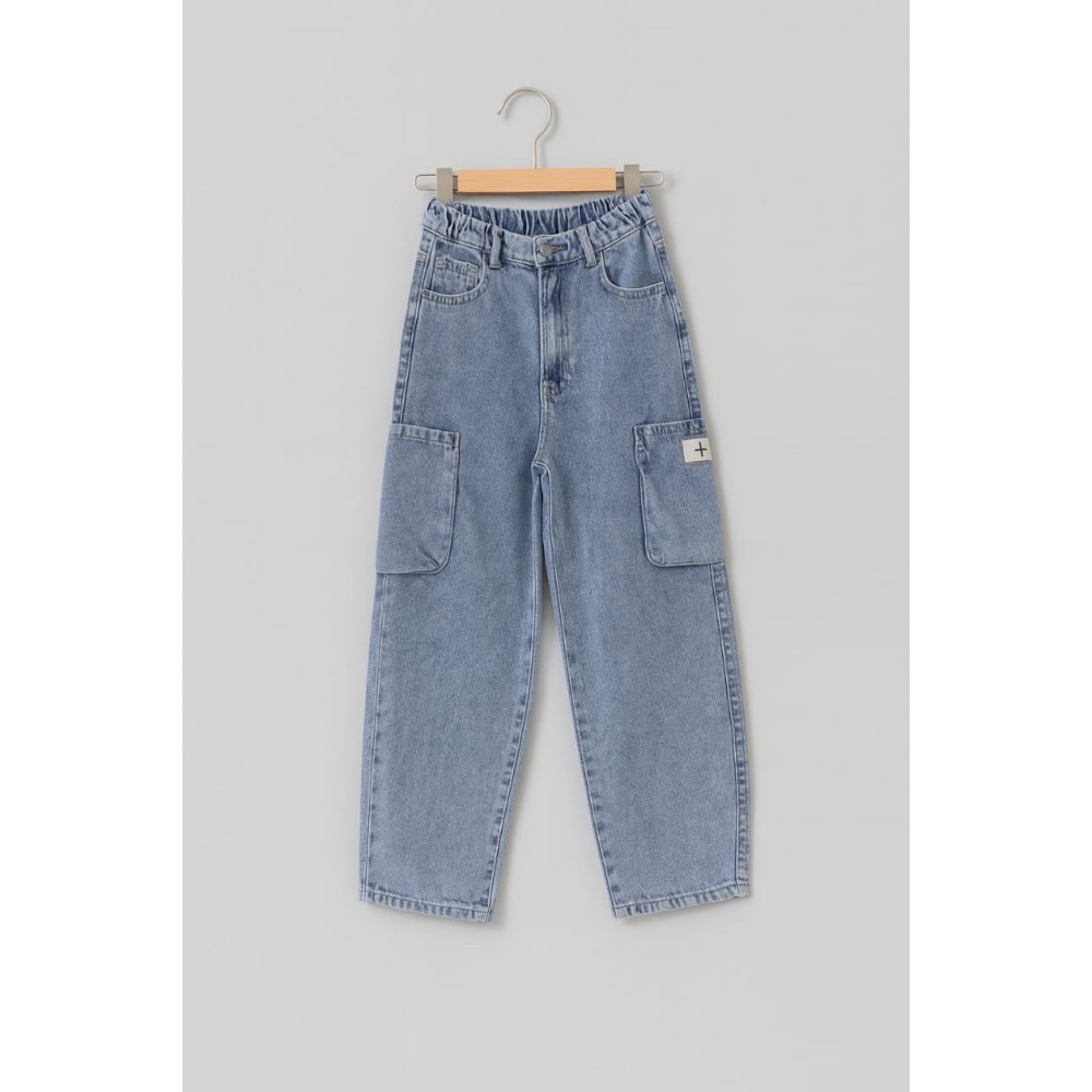 Παιδικό Παντελόνι Τζιν Για Κορίτσι 8-11 Χρονών Μπλε