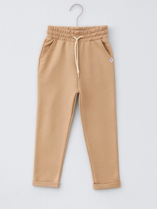 Παιδικό Παντελόνι Φόρμας Για Κορίτσι 10-14 Χρονών Ανοιχτό Καφέ