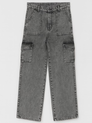 Παιδικό Παντελόνι Τζιν Για Κορίτσι 1-5 Χρονών Μαύρο