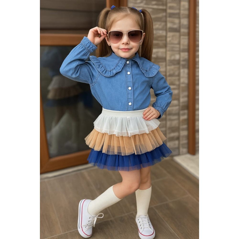 Παιδικό Σετ Για Κορίτσι 2-6 Χρονών Μπλε