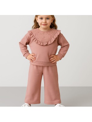 Παιδικό Σετ Φόρμα  Για Κορίτσι 2-5 Χρονών Ροζ