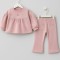 Παιδικό Σετ Φόρμα με Φλίς Για Κορίτσι 3-6 Χρονών Ροζ
