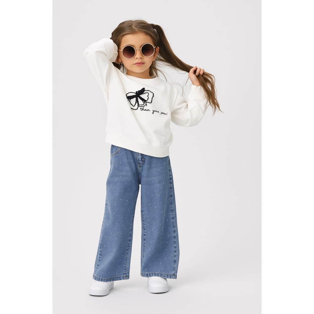 Παιδικό Σετ Για Κορίτσι 6-10 Χρονών  Λευκό - Μπλε