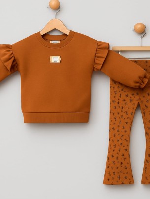 Παιδικό Σετ Για Κορίτσι 2-5 Χρονών Κεραμιδή 