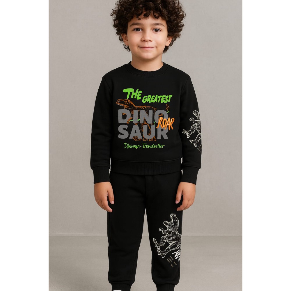 Παιδικό Σετ Φόρμα  Για Αγόρι  2-5  Χρονών Μαύρο