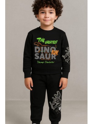 Παιδικό Σετ Φόρμα  Για Αγόρι  2-5  Χρονών Μαύρο