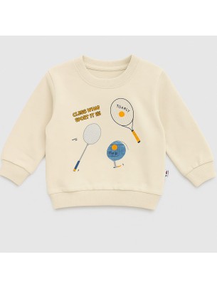 Παιδικό Φούτερ Για Αγόρι 3-6 Χρονών Εκρού