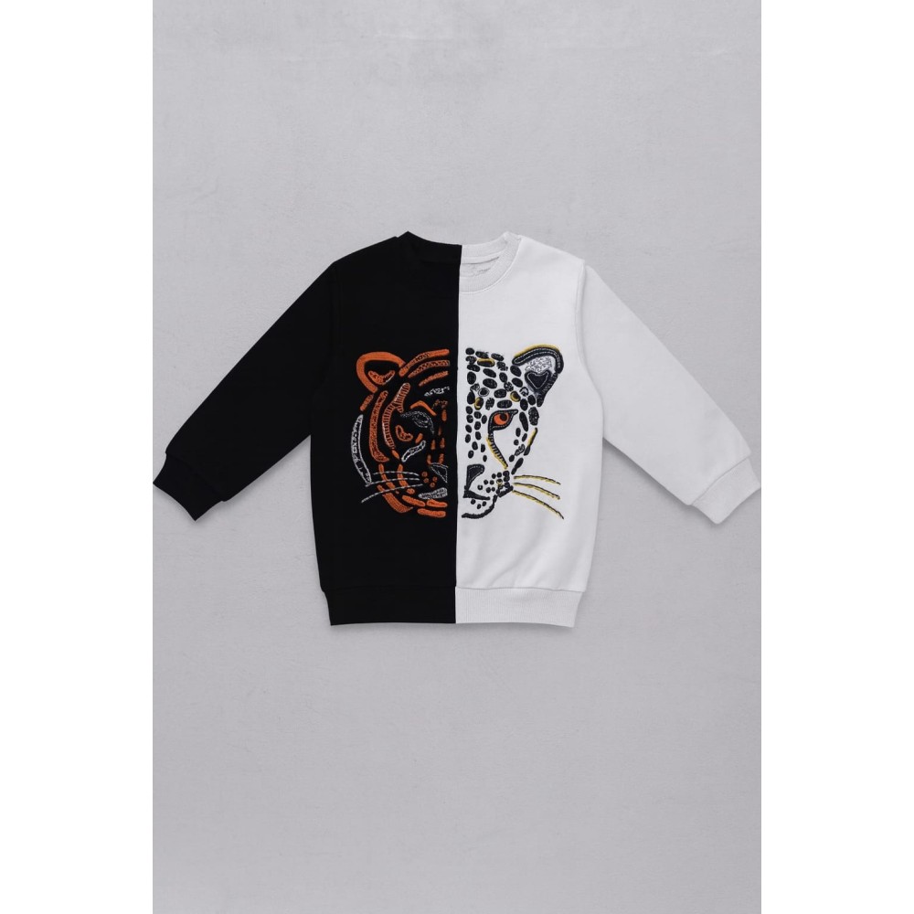 Παιδικό Φούτερ Για Αγόρι 2-5 Χρονών Μαυρο